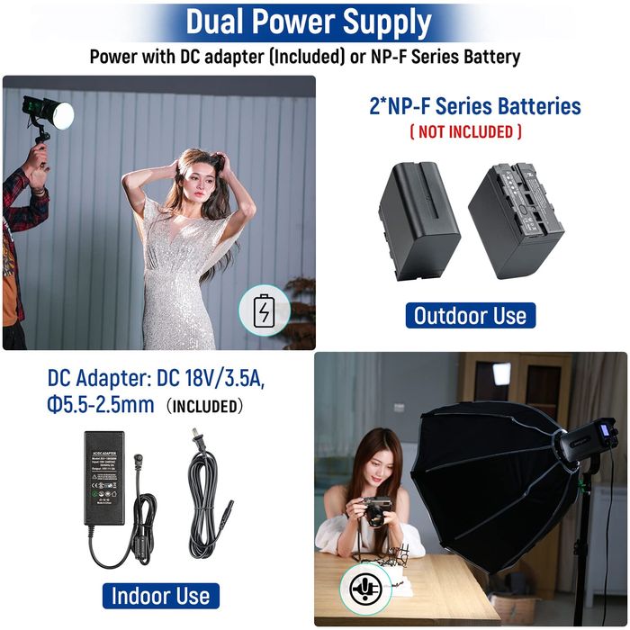 Проф. Диодно осветление 80В. Видео. Фото. подкаст. продукти. софтбокс