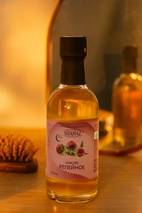 Репейное Масло 250мл  (Чакамуғ мойи) в стеклянной бутылке   НОВИНКА!!!