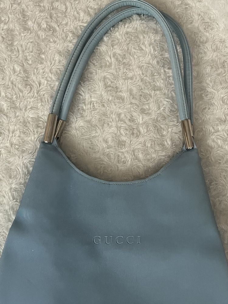 Дамска чанта в син цвят  GUCCI