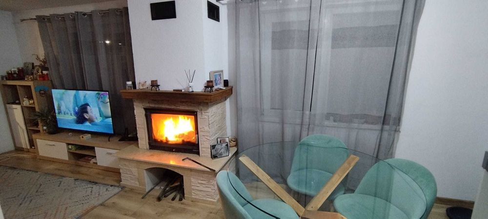 Casa 120mp 2 dormitoare  ,2 bai , 1800mp curte & gradină