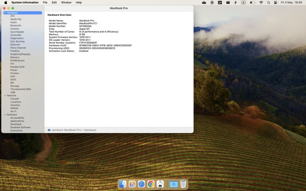 Обменя или продам Macbook Pro 13 2020 (M1, 8gb, 512gb)