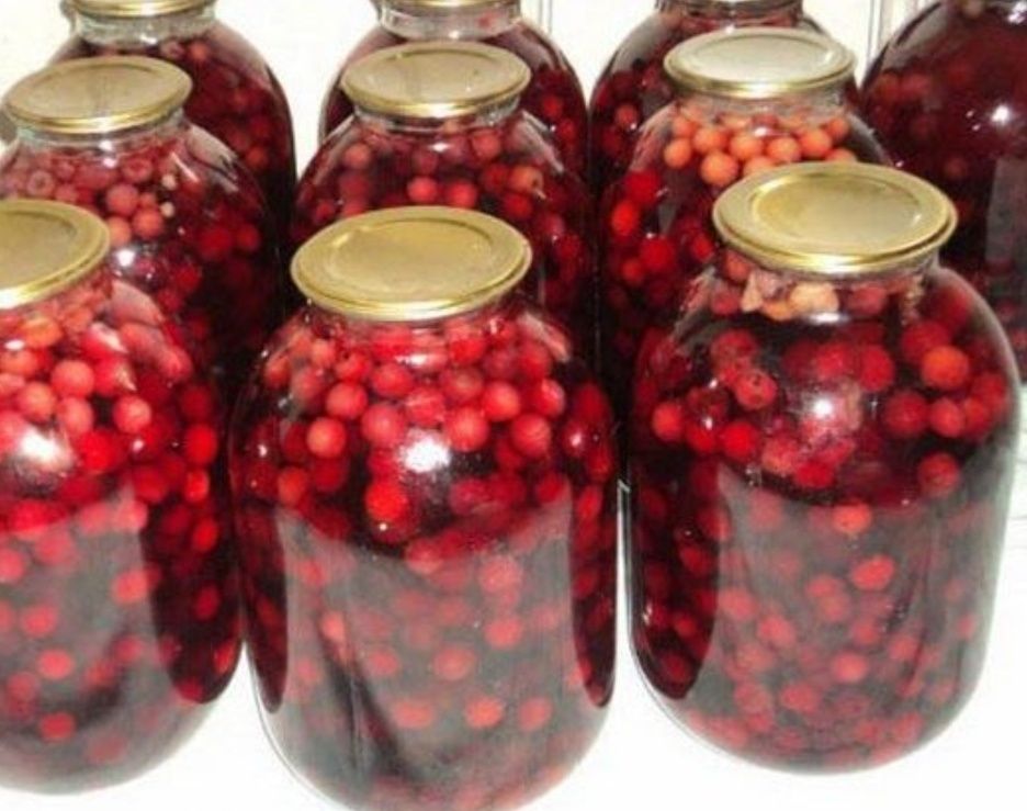 Компоты из вишни, доставка