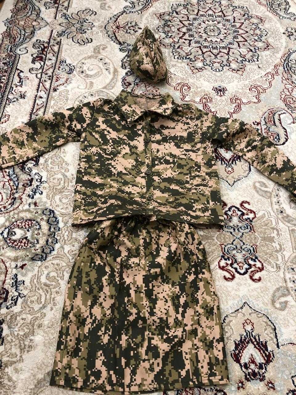 Костюмы с ЮБКОЙ на ДЕВОЧКУ к 9 маю от 2-х до 7 лет