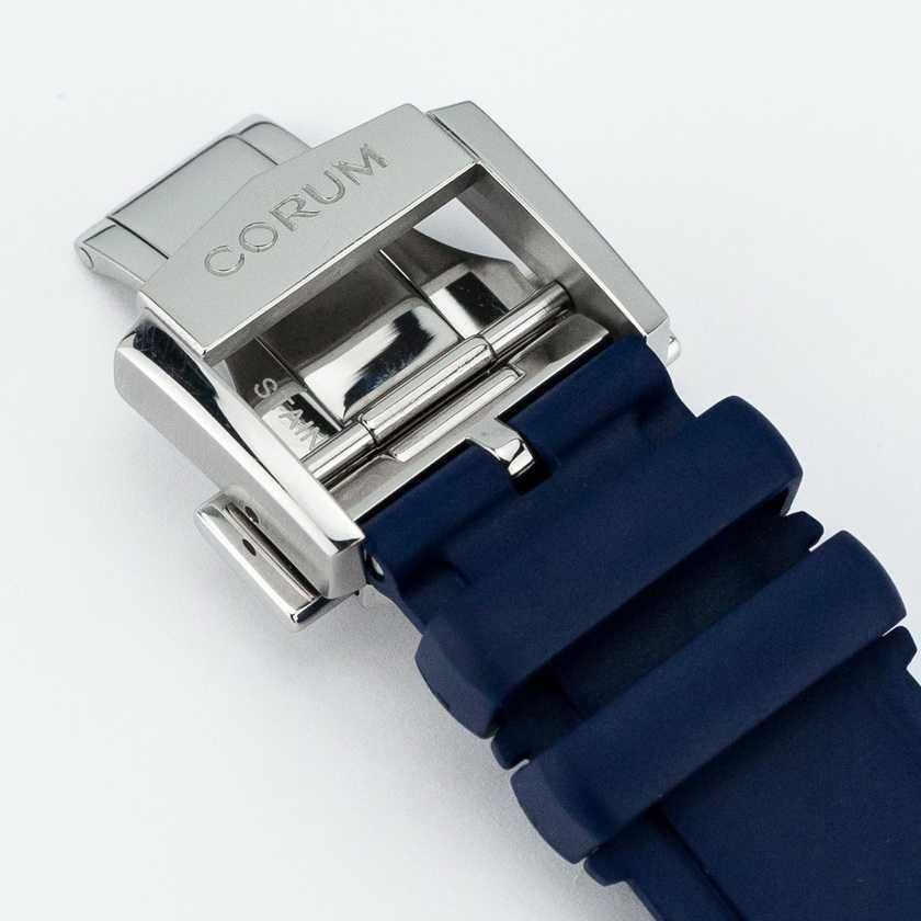 Corum Admiral Legend 42mm Chronograph Blue Wooden dial