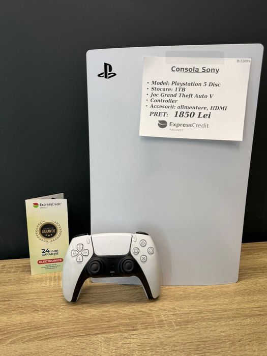 (AG51) Consola Playstation 5 Disc b12099 - Garantie 2 ani!