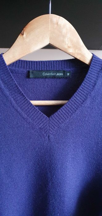 Calvin Klein Jeans, пуловер с вълна размер  М