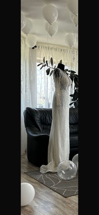 Rochie mireasă, model sirenă, impecabilă!