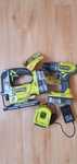 Set Ryobi 18V,filetanta și fierăstrău pendular NOI