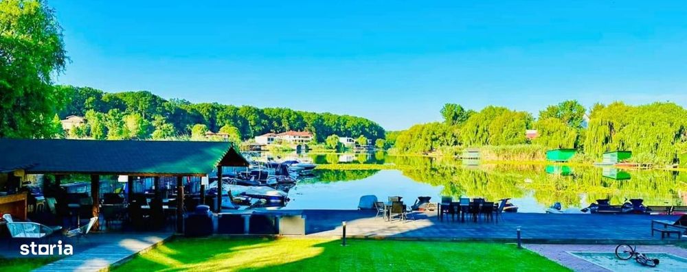 3 camere, complet utiliat si automatizat, pe malul lacului Snagov