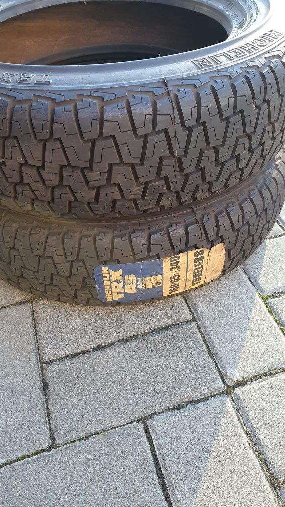 Set jante 13.5" + anvelope Michelin TRX (Oltcit Club/Citroen Axel)