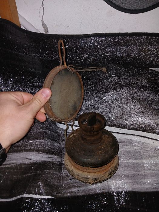 Lampa.veche  gaz  colecție