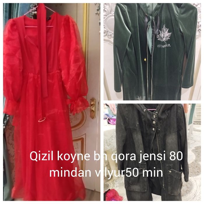 Kiyimlar arzon narhda sotiladi