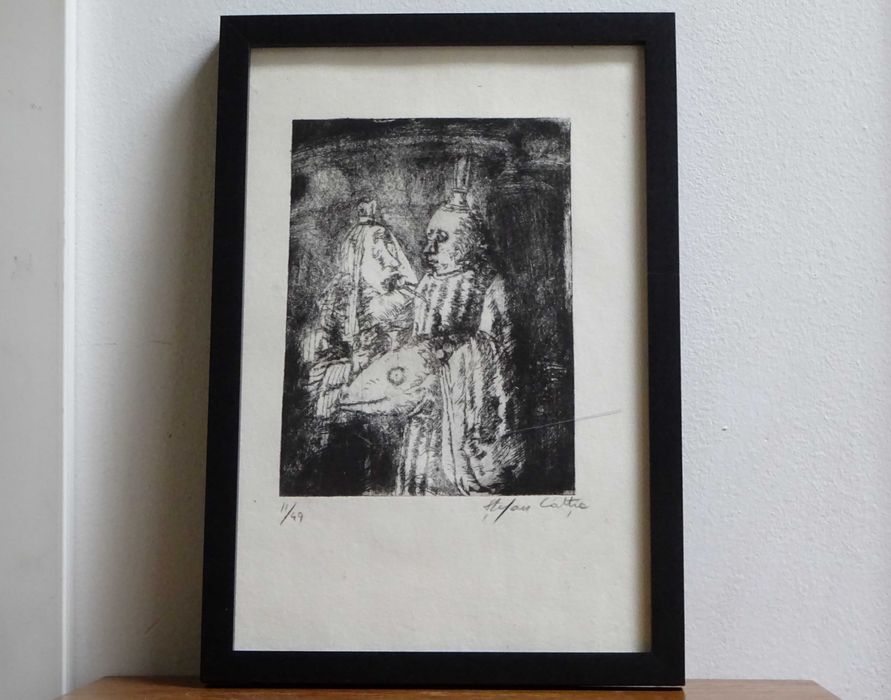 Gravura, Stefan Caltia ‘Personaje pe scena’