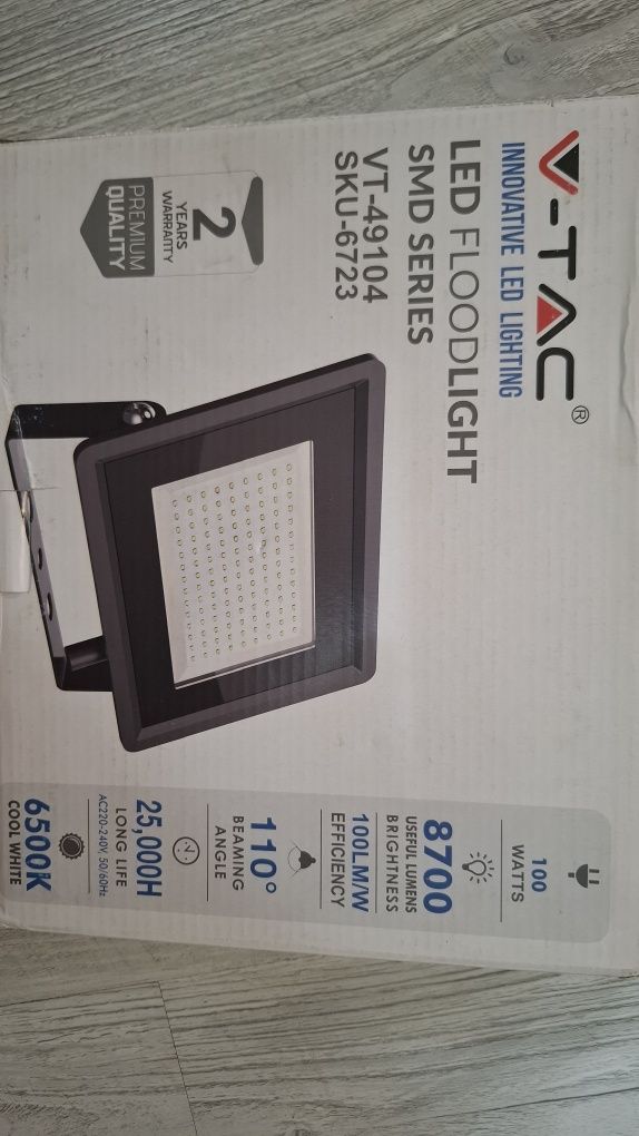 Proiector led 100 w  V-tac