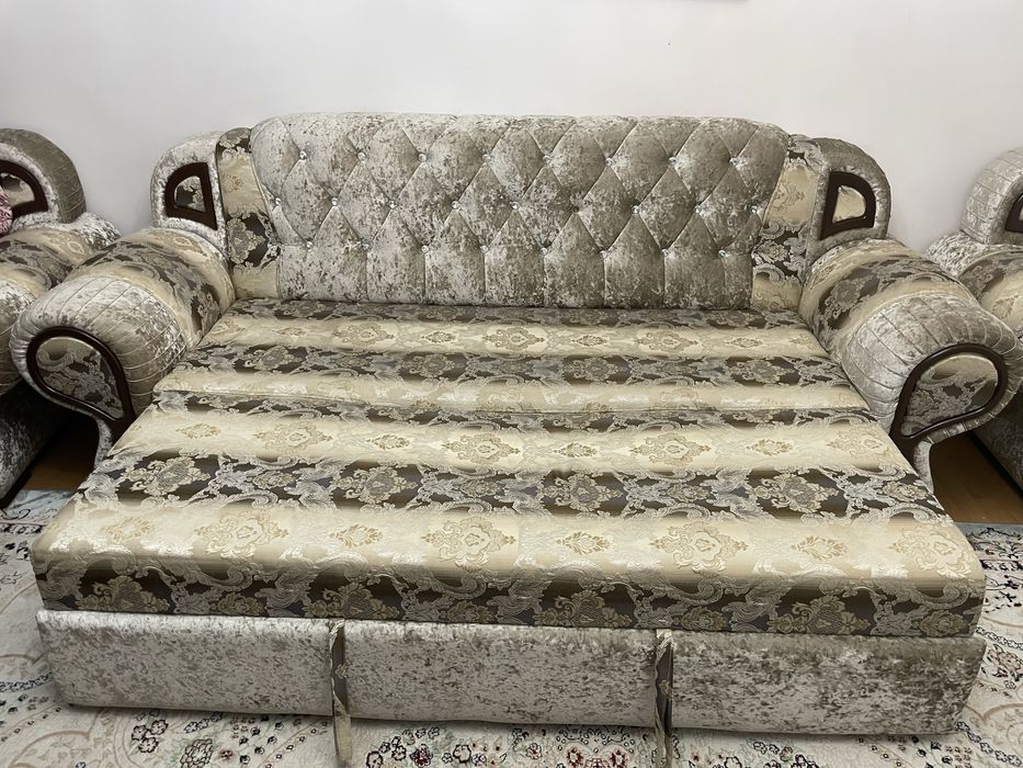 Диван и 2 кресла, самовызов