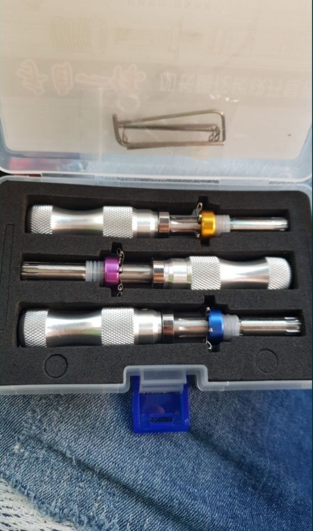 Set 3 tubulare deschidere butuc lacate seif dulap cheie usa pontoarca
