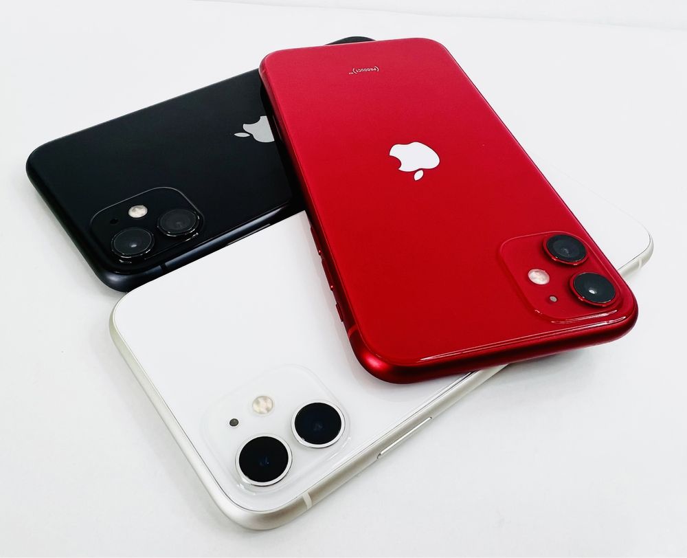 Apple iPhone 11 64GB Red / Black / White Отлични! Гаранция!