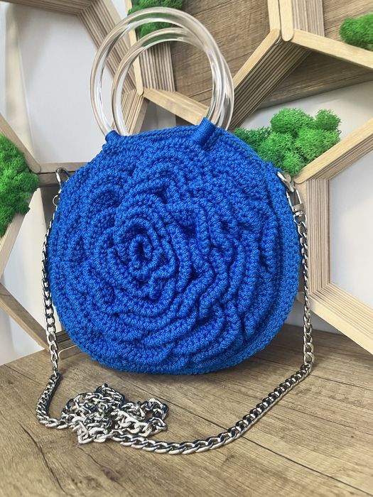 Geanta hand made trandafir