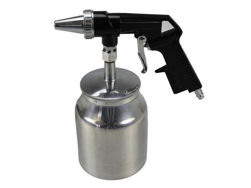 Пистолет за пясъкоструене с резервоар geko