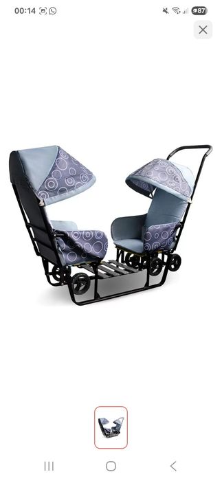 Санки-коляска для  двоих