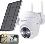 YESKAMO 3MP Ultra HD акумулаторна WiFi камера със соларен панел