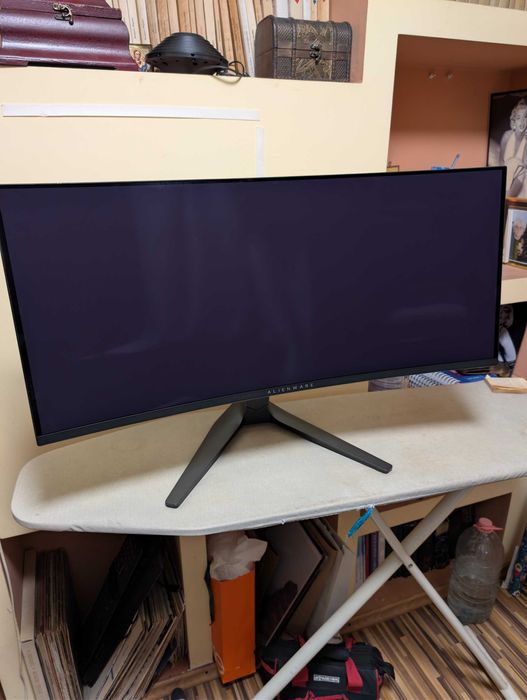 Monitor Dell Alienware AW3423DWF 34" OLED, 3440x1440, In garantie