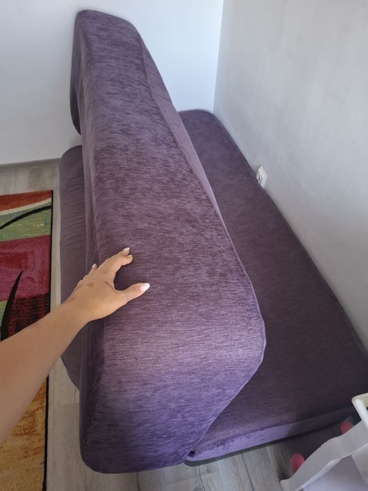 Canapea extensibila spuma poliuretanica fara cadru lemn