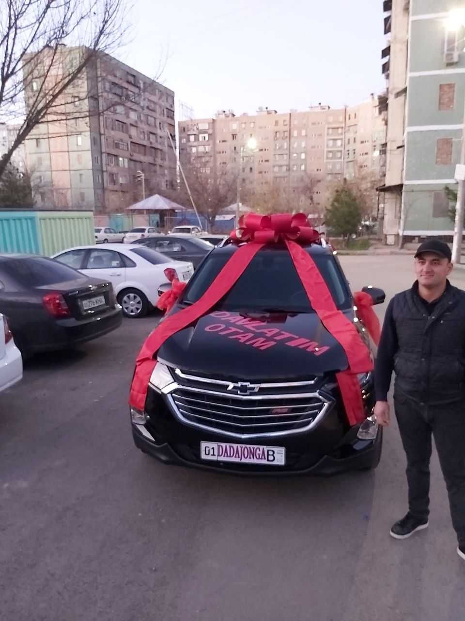 AvtoBantik moshinaga, аренда, надпись бор , лента кизил
