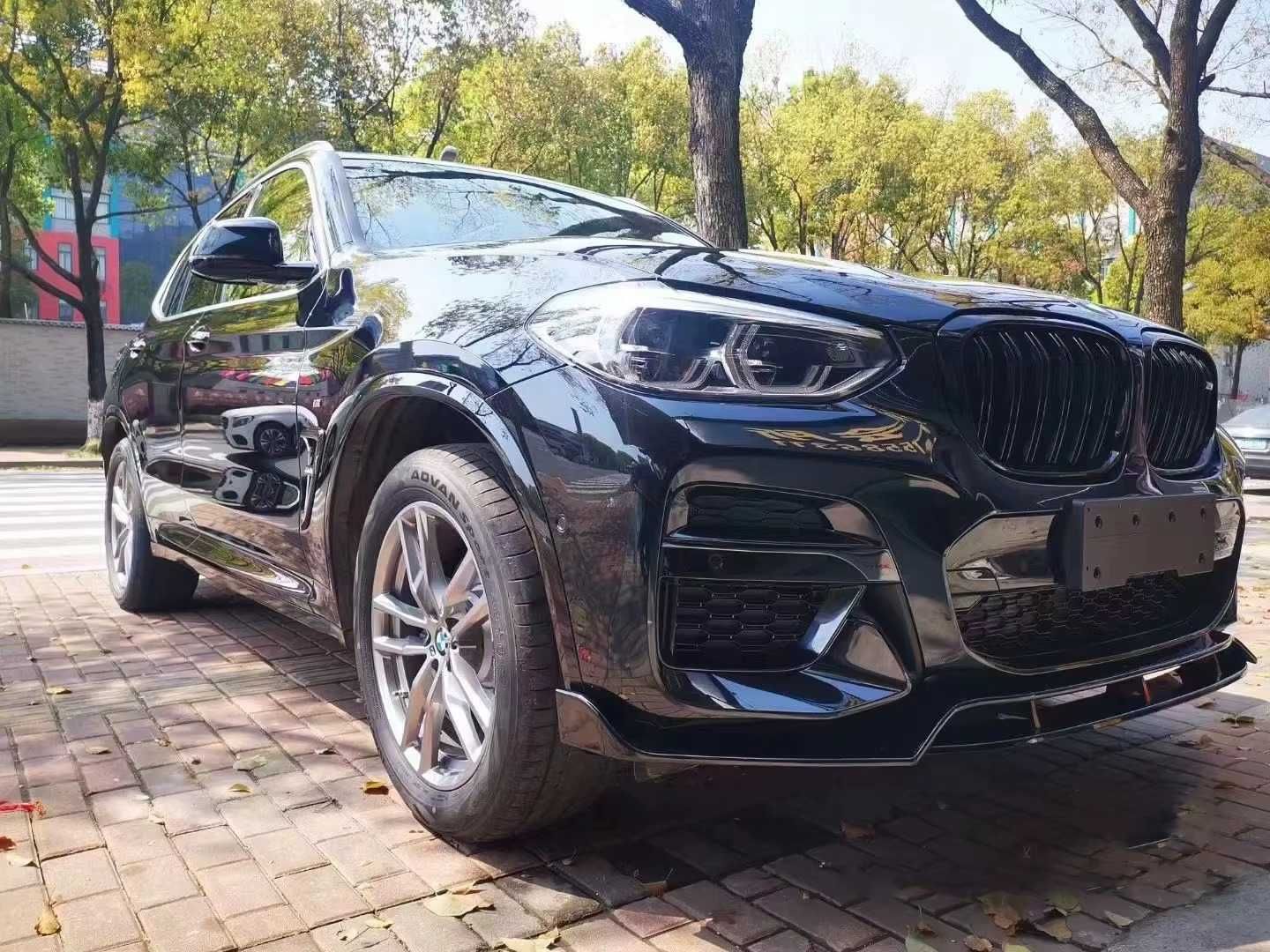 Prelungire Extensie Lip Bara Fata M BMW X3 X4 G01 G02 (17-21), Lucios