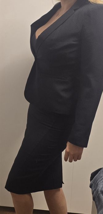 Costum set office atmosphere fusta sacou