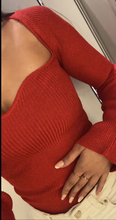 Блуза червена new yorker