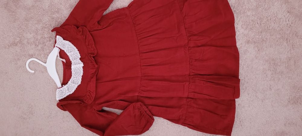 Rochiță fetiță din catifea, H&M, 3/4 ani