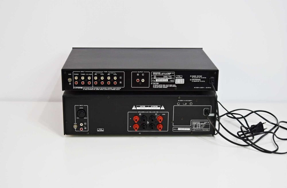 Kenwood Basic C1 Preamp + Basic M1A Power Amp, amplificator si preamp