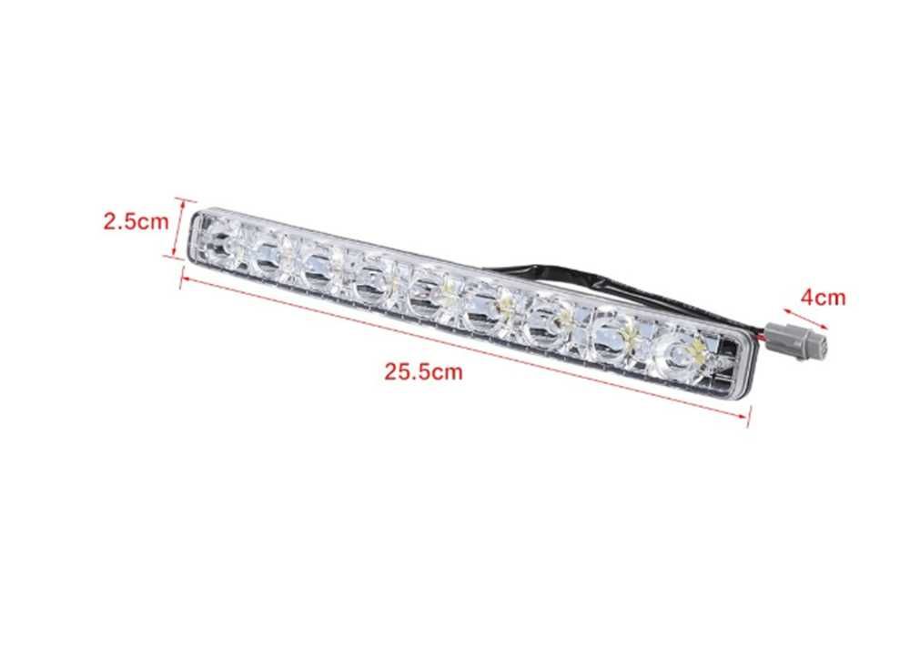 DRL дневни светлини с функция мигач - 9 LED диода.