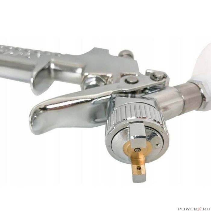 Pistol de vopsit pentru retusuri, duza 0.8mm, 125ml, prindere 1/4'',