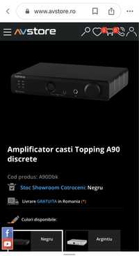 Vând Amplificator căști Topping A90 D