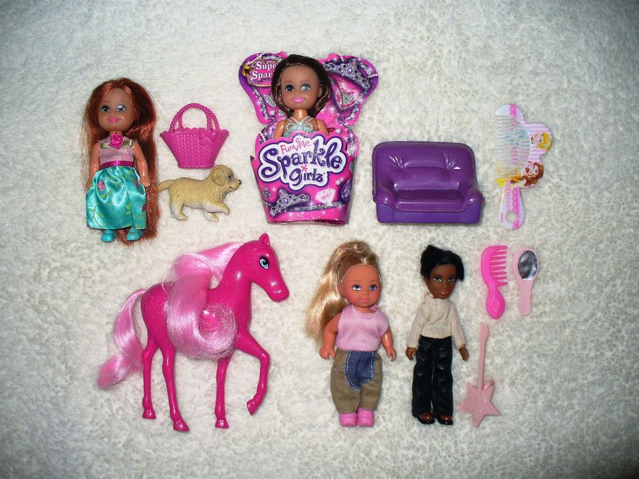 Plusuri-Ice Age, dalmatian, papusi, Masha, Barbie, Schleich