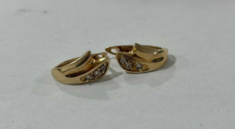 Златни обеци 2.14 грама 14 карата