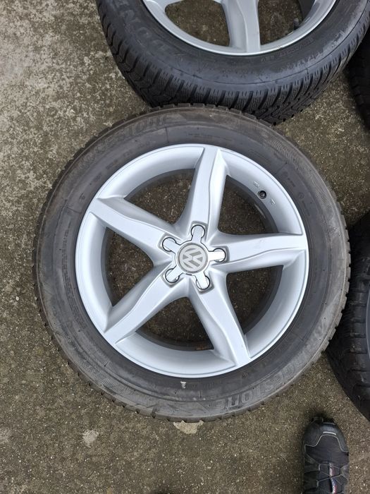 Set jante aliaj 5x112 17 inch originale audi vw seat skoda bmw