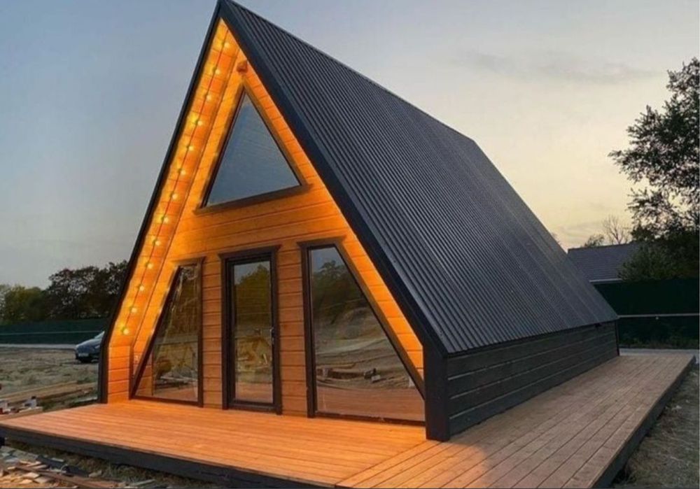 Vindem cabane tip A frame