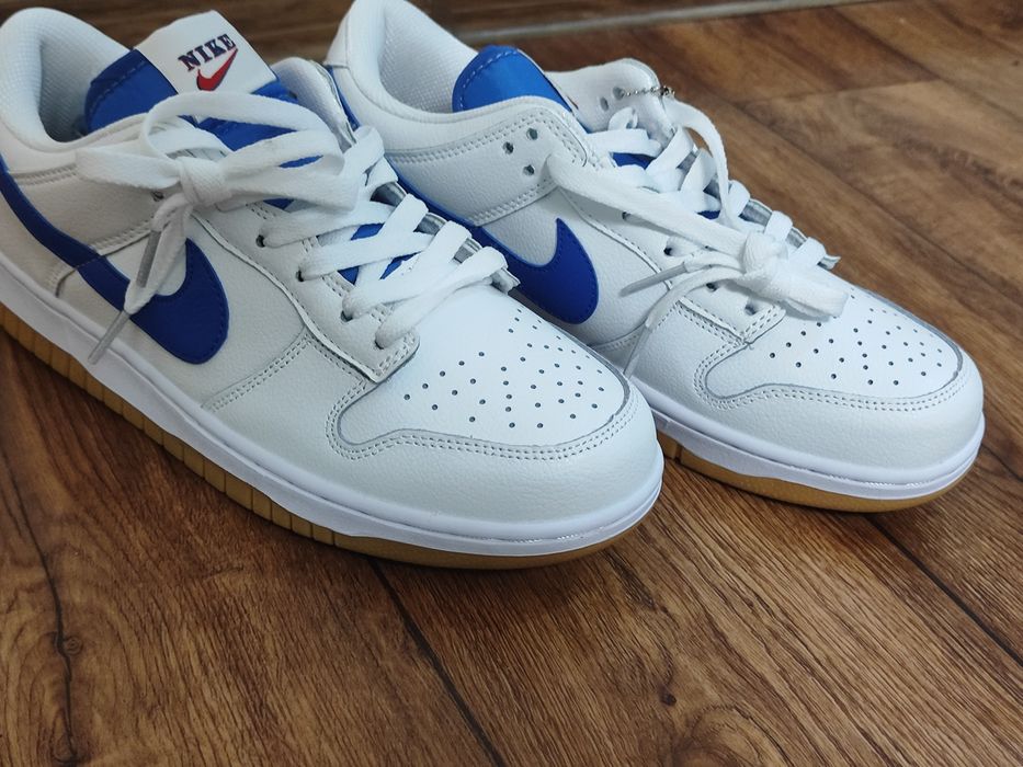 Кроссовки Nike SB Dunk Low white blue