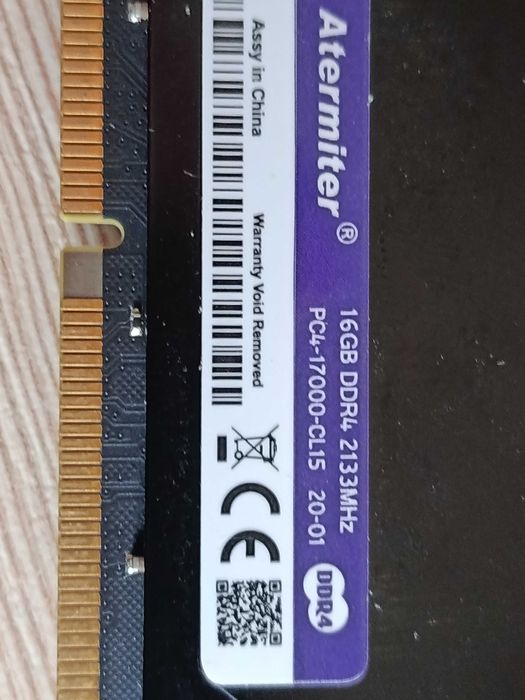 Оперативная память Atermiter 16 Gb ddr4 2133Mhz