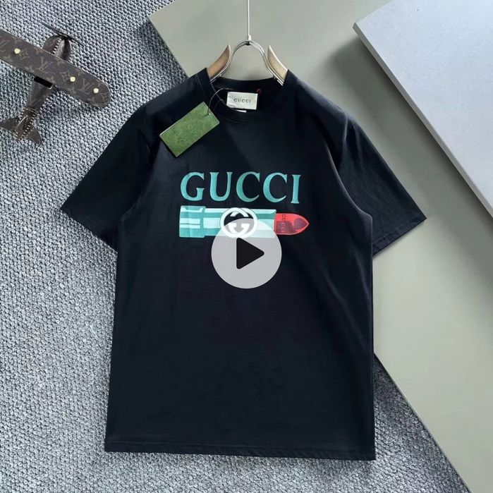 Черная Футболка Gucci