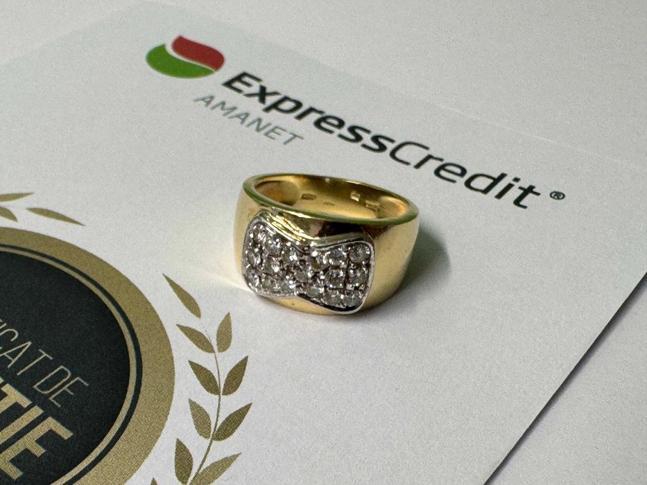 Inel aur 18K 8g 16/56 (B-59880)(Iulius Mall) Garantie 2 ani!