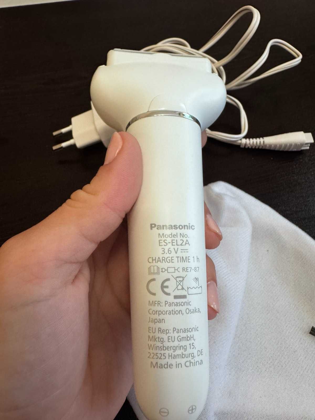НОВ! Епилатор Panasonic - 3 СТЕПЕНИ /Безжичен - WET/DRY (Es-El2A-A503)