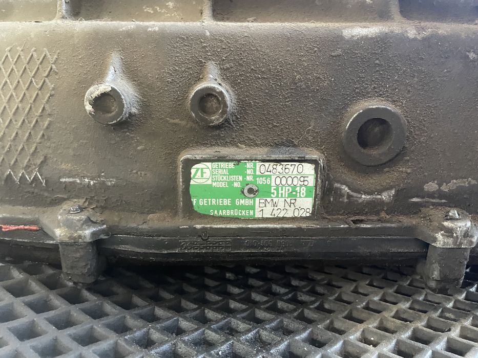 Каробка бмв 5hp18 зеленая бирка