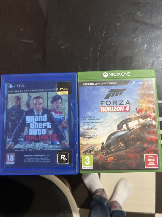 Vând GTA V ps4, si forza horizon 4 xbox one