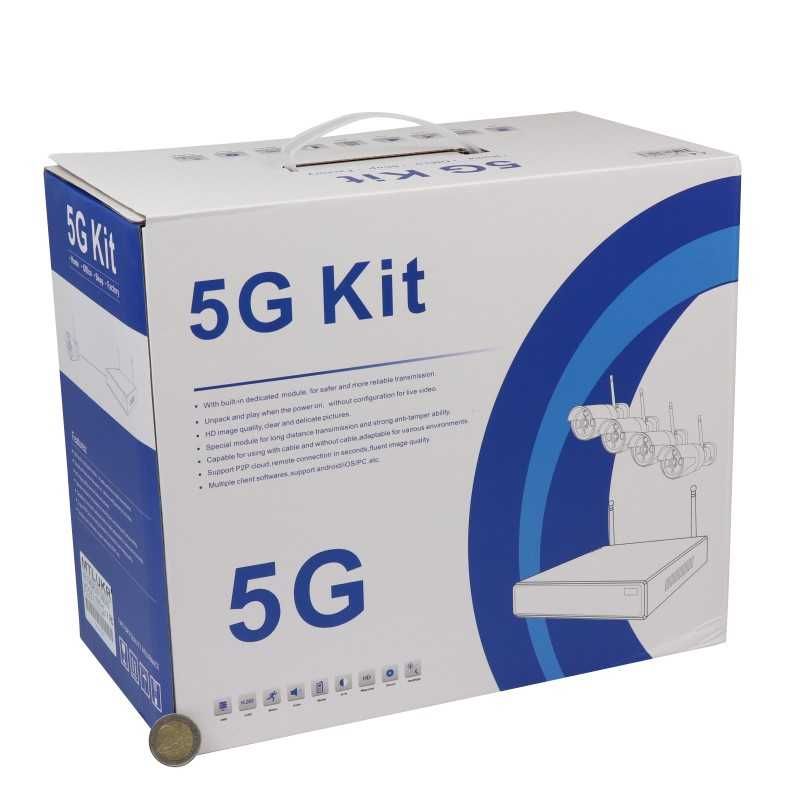 ПРОМО комплект 4 IP камери -4 канална WiFi NVR+Wireless камери 5G
