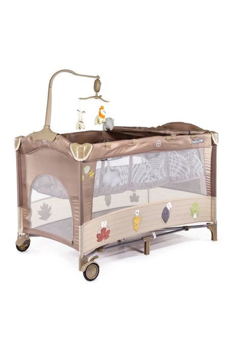 детский манеж двуярусная с пеленальником