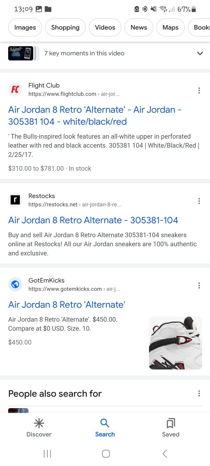 Nike Air Jordan Retro 8 Alternate 46 legit